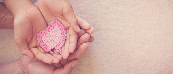 hands holding animated gut