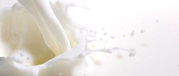 splashing milk