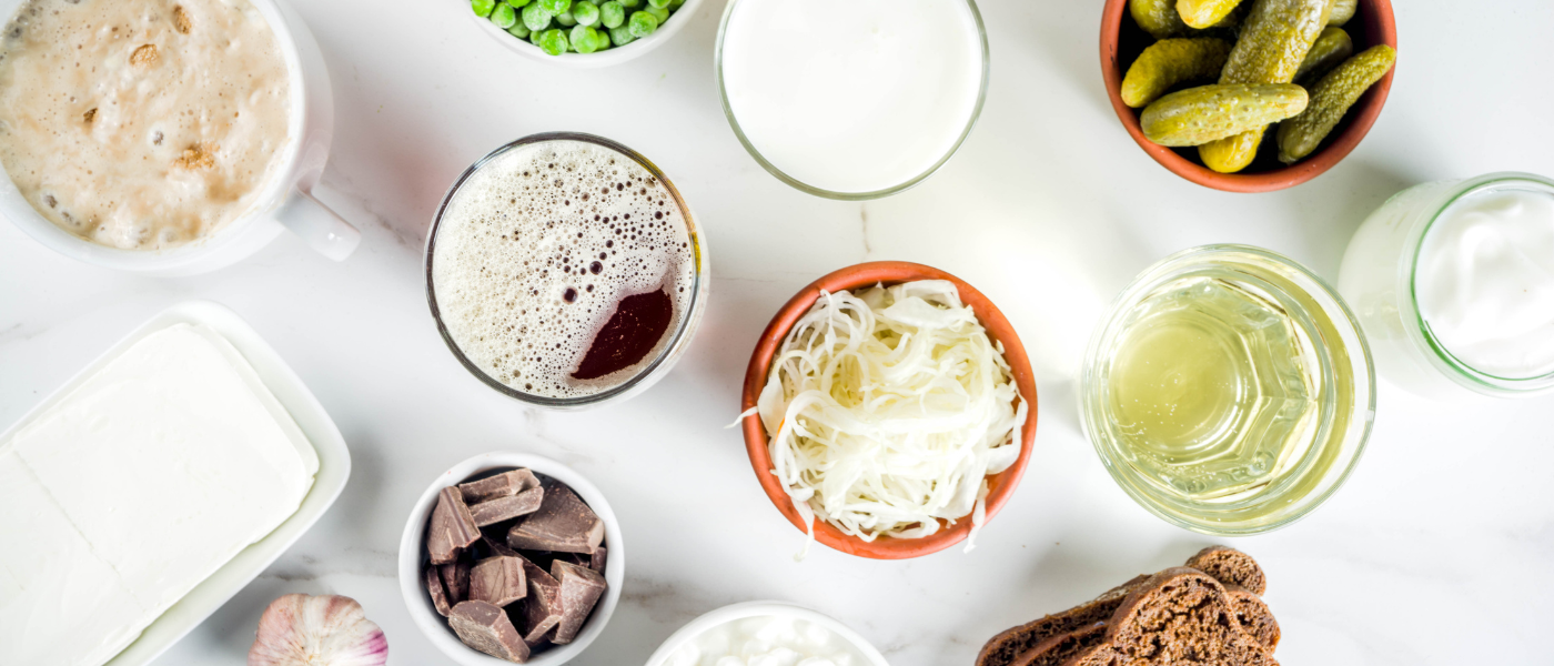 Best Probiotic Foods to Ease Digestive Distress and Support Immune System Wellness background image