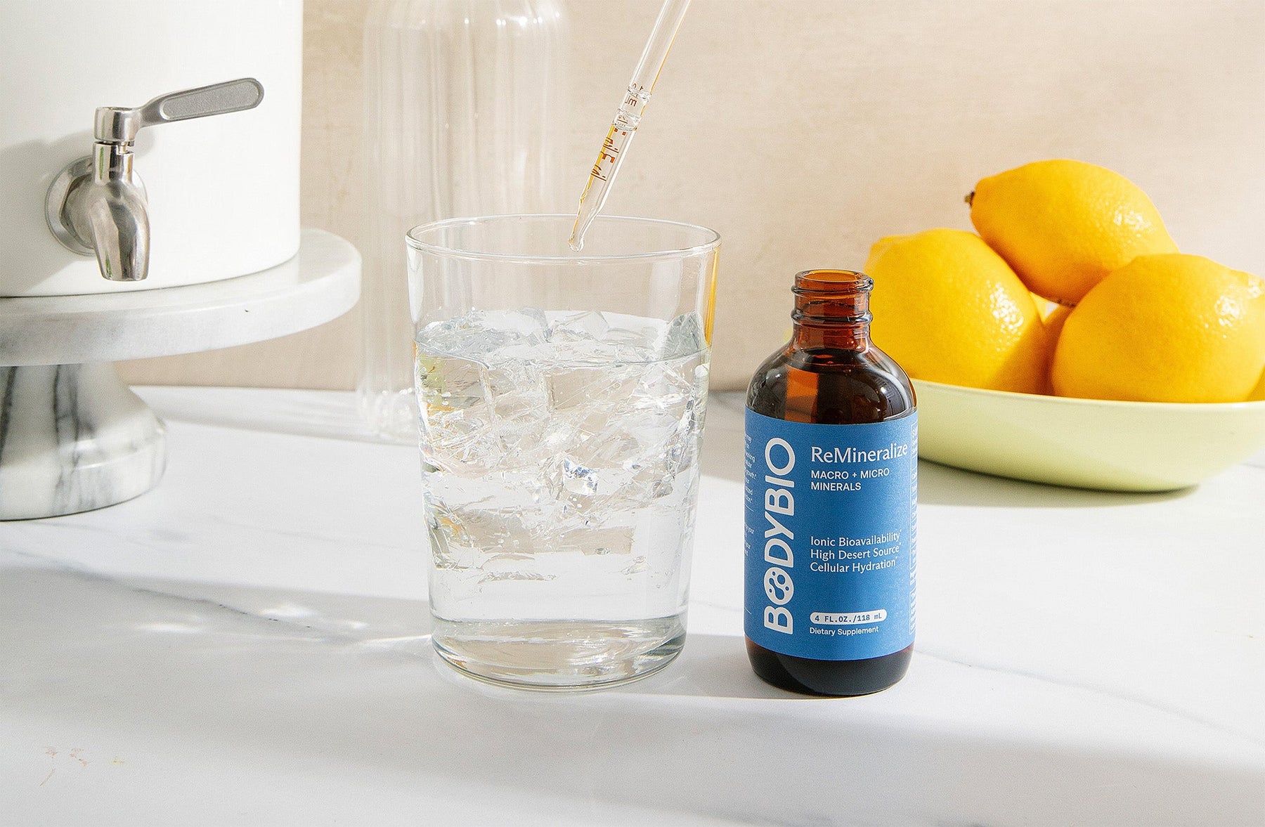 How to ReMineralize Your Water with 72+ Naturally Occurring Macro and Trace Minerals background image