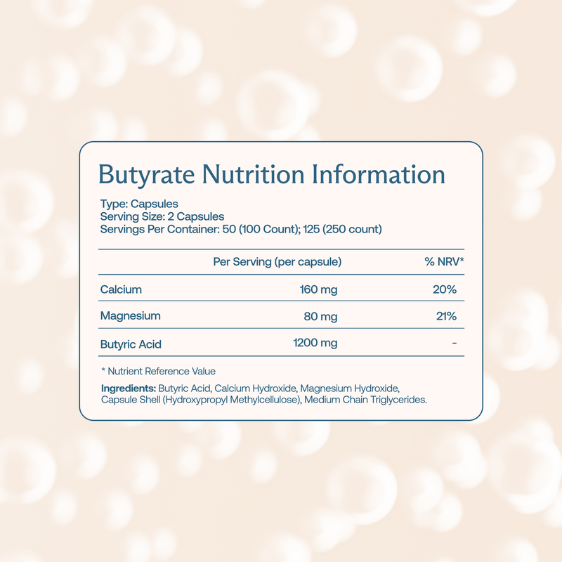 Butyrate: Gut Health Supplement