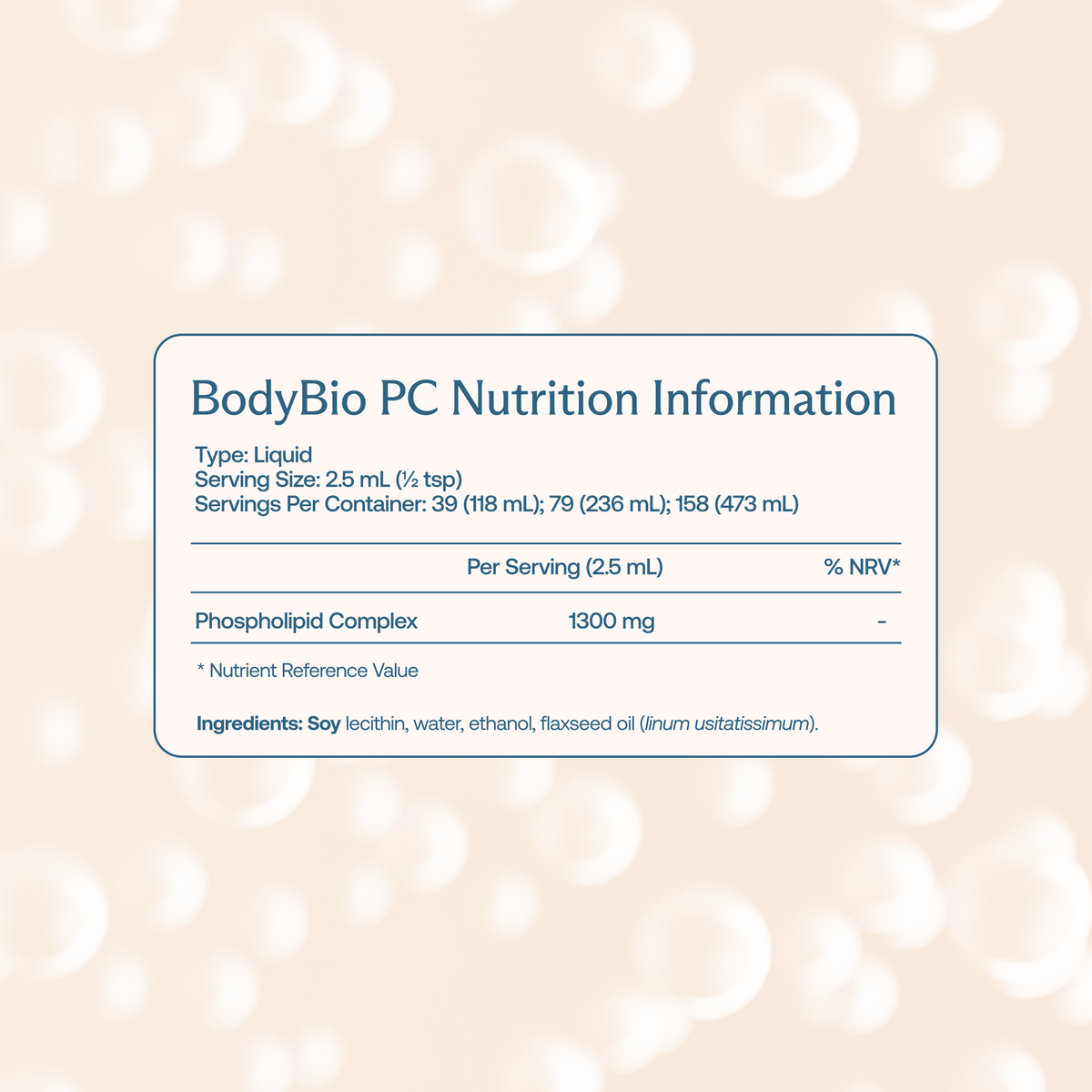 BodyBio PC (Phospholipid Complex)