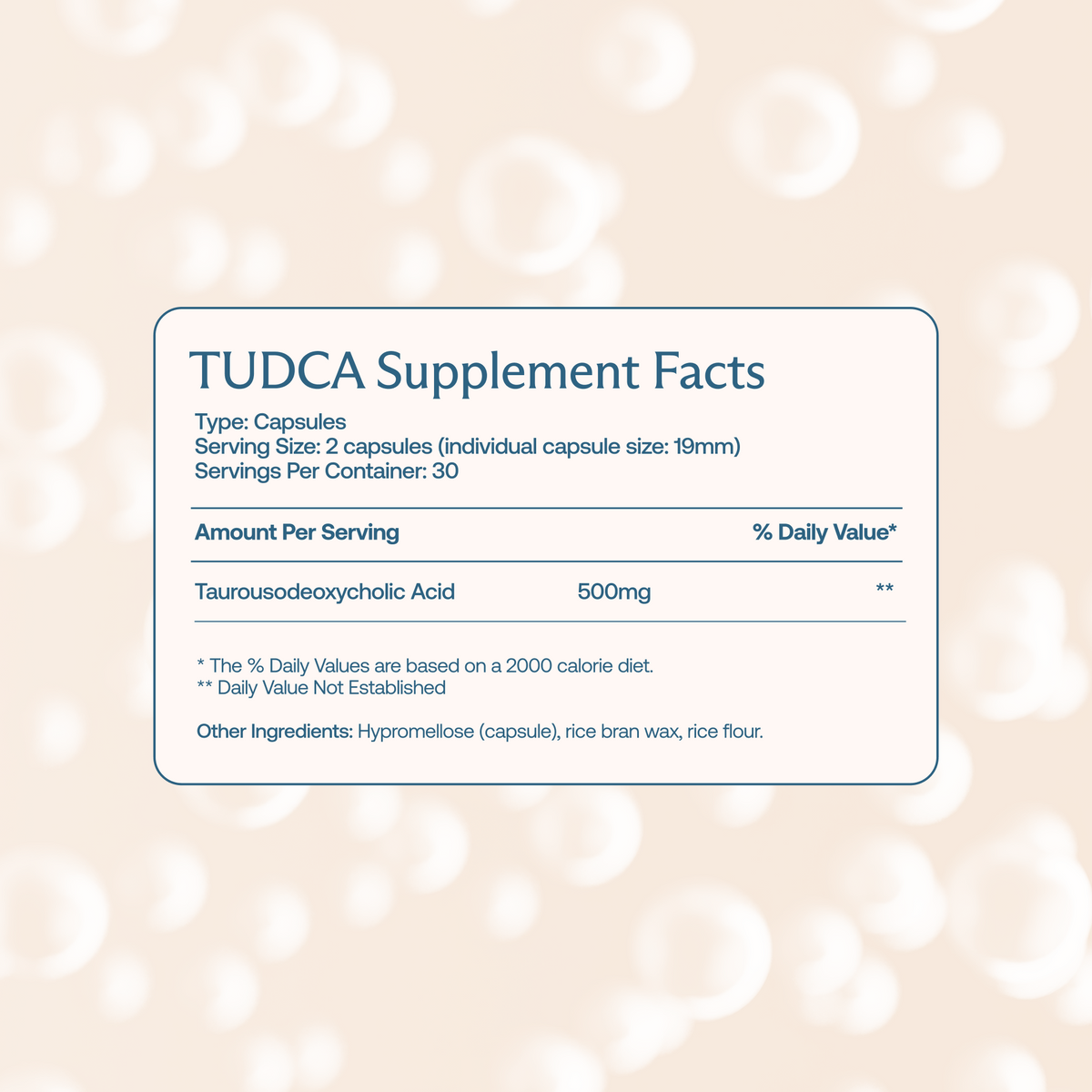 TUDCA: Liver Health Supplement